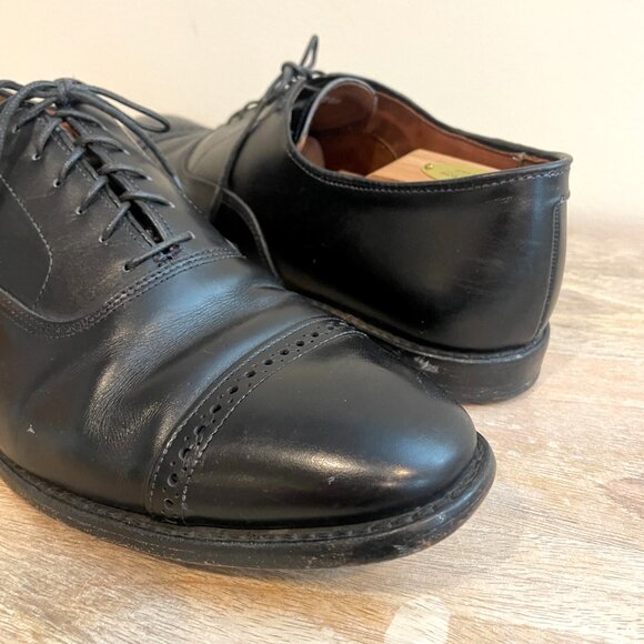 Allen Edmonds Fifth Avenue Black Leather Cap Toe Oxford Dress Shoes Size 12D main image 4